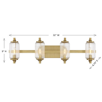 Holton Four Light Bathroom Vanity (8-3024-4-322)