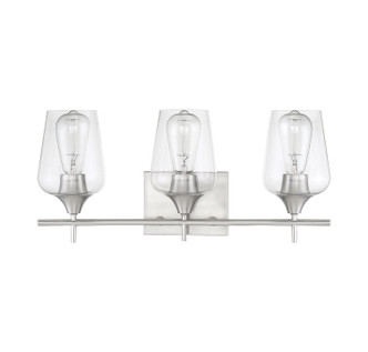 Octave Three Light Bath Bar (8-4030-3-SN)