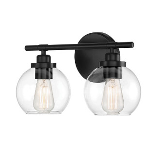 Carson Two Light Bath Bar (8-4050-2-BK)
