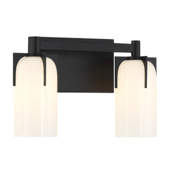 Caldwell Two Light Bathroom Vanity (8-4128-2-BK)