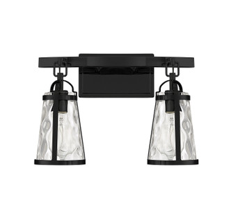 Albany Two Light Bath Bar (8-560-2-BK)