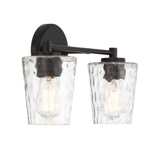 Ballas Two Light Bathroom Vanity (8-5606-2-BK)
