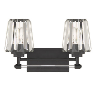 Garnet Two Light Bathroom Vanity (8-6001-2-BK)
