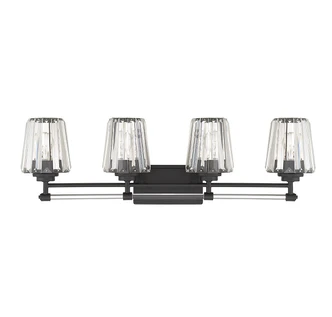 Garnet Four Light Bathroom Vanity (8-6001-4-BK)