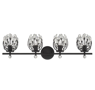 Moreno Four Light Bathroom Vanity (8-6601-4-BK)