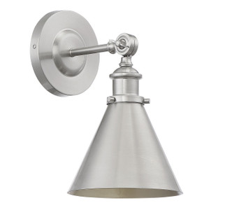 Glenn One Light Wall Sconce (9-0901-1-SN)