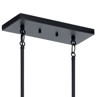 Armand 12 Light Linear Chandelier (52350BK)