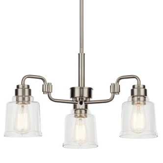 Aivian Three Light Chandelier (52397NI)
