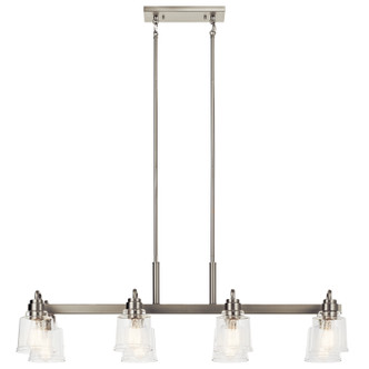Aivian Eight Light Linear Chandelier (52400NI)