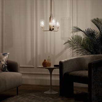 Kimrose Three Light Chandelier (52410BNB)
