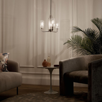 Kimrose Three Light Chandelier (52410PN)