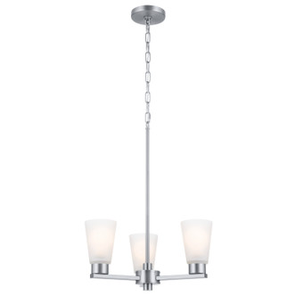 Kichler - 52435NI - Three Light Chandelier - Stamos - Brushed Nickel