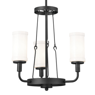 Vetivene Three Light Mini Chandelier (52450BKT)