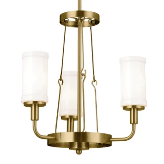 Vetivene Three Light Mini Chandelier (52450NBR)