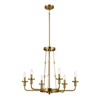 Vetivene Six Light Chandelier (52451NBR)