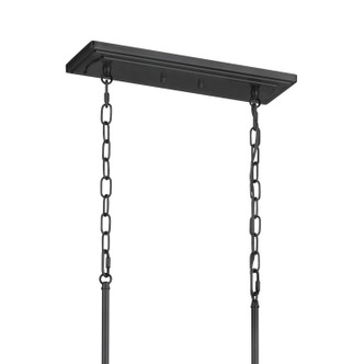 Vetivene Eight Light Linear Chandelier (52453BKT)