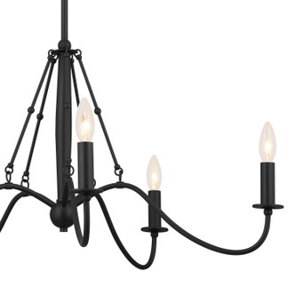 Freesia Five Light Chandelier (52455BKT)