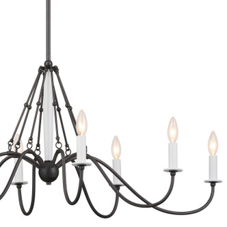 Freesia Eight Light Linear Chandelier (52457AVI)