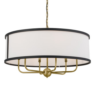 Heddle Six Light Chandelier (52466NBR)