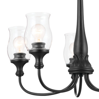 Melis Five Light Chandelier (52468BK)