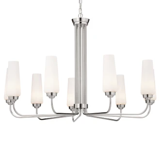 Truby Nine Light Chandelier (52481PN)