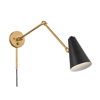 Sylvia One Light Wall Sconce (52486NBRB)