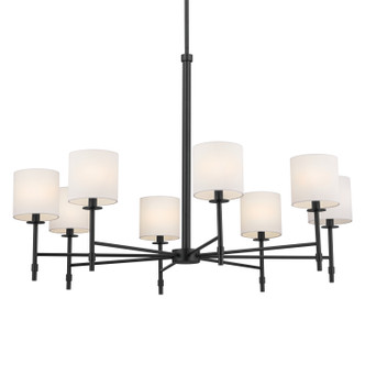 Ali Eight Light Chandelier (52502BK)
