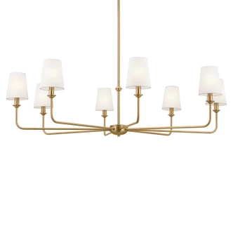 Pallas Eight Light Chandelier (52517BNB)