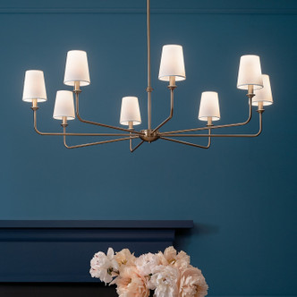 Pallas Eight Light Chandelier (52517BNB)
