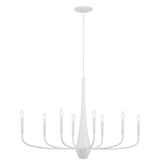 Kichler - 52528WH - Eight Light Chandelier - Deela - White