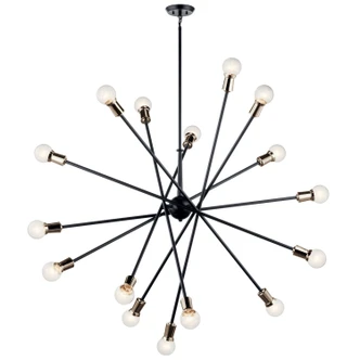 Armstrong 16 Light Chandelier (52537BK)
