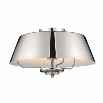 Luella Three Light Pendant/Semi Flush (52542PN)