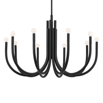 Odensa Ten Light Chandelier (52551BK)