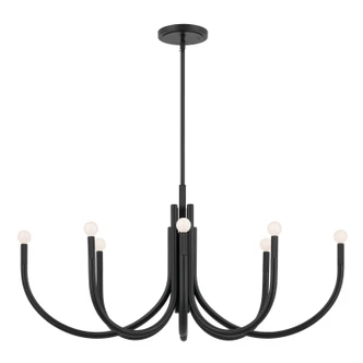 Odensa Eight Light Chandelier (52553BK)