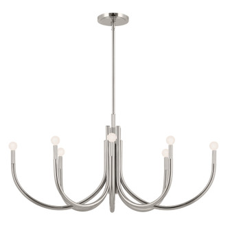 Odensa Eight Light Chandelier (52553PN)