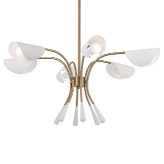 Arcus Six Light Chandelier (52559CPZWH)
