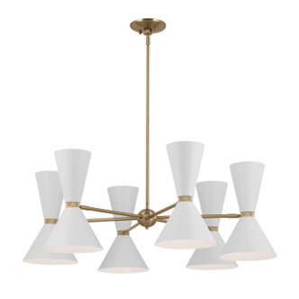 Kichler - 52566CPZWH - 12 Light Chandelier - Phix - Champagne Bronze
