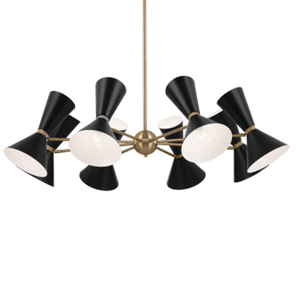 Phix 16 Light Chandelier (52567CPZBK)