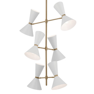 Phix 12 Light Foyer Chandelier (52568CPZWH)