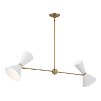 Phix Four Light Linear Chandelier (52569CPZWH)