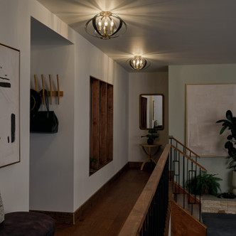 Cecil Four Light Flush Mount (52588CPZ)