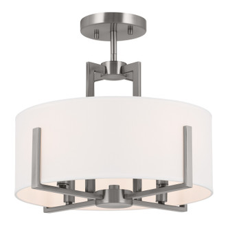 Kichler - 52591CLP - Four Light Pendant/Semi Flush - Malen - Classic Pewter