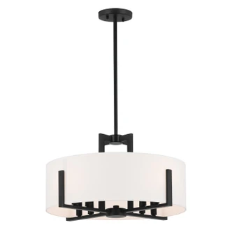 Malen Eight Light Pendant/Semi Flush (52592BK)