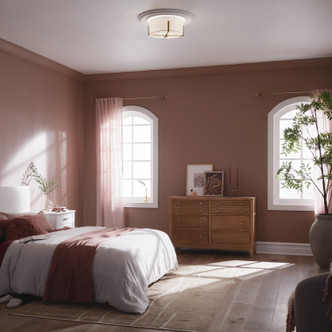 Malen Two Light Flush Mount (52593CPZ)