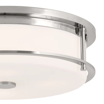 Brit Four Light Flush Mount (52597PN)