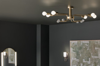 Ocala Six Light Semi Flush Mount (52602CPZ)