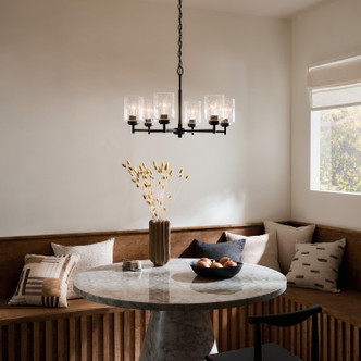Winslow Six Light Chandelier (52616BK)