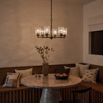 Winslow Six Light Chandelier (52616BK)