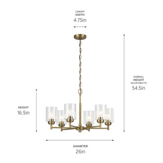 Winslow Six Light Chandelier (52616NBR)