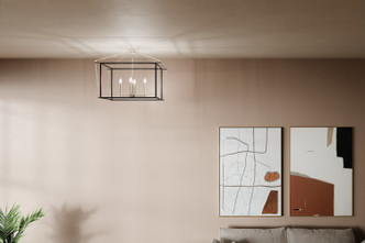 Eisley Four Light Semi Flush Mount (52632PN)